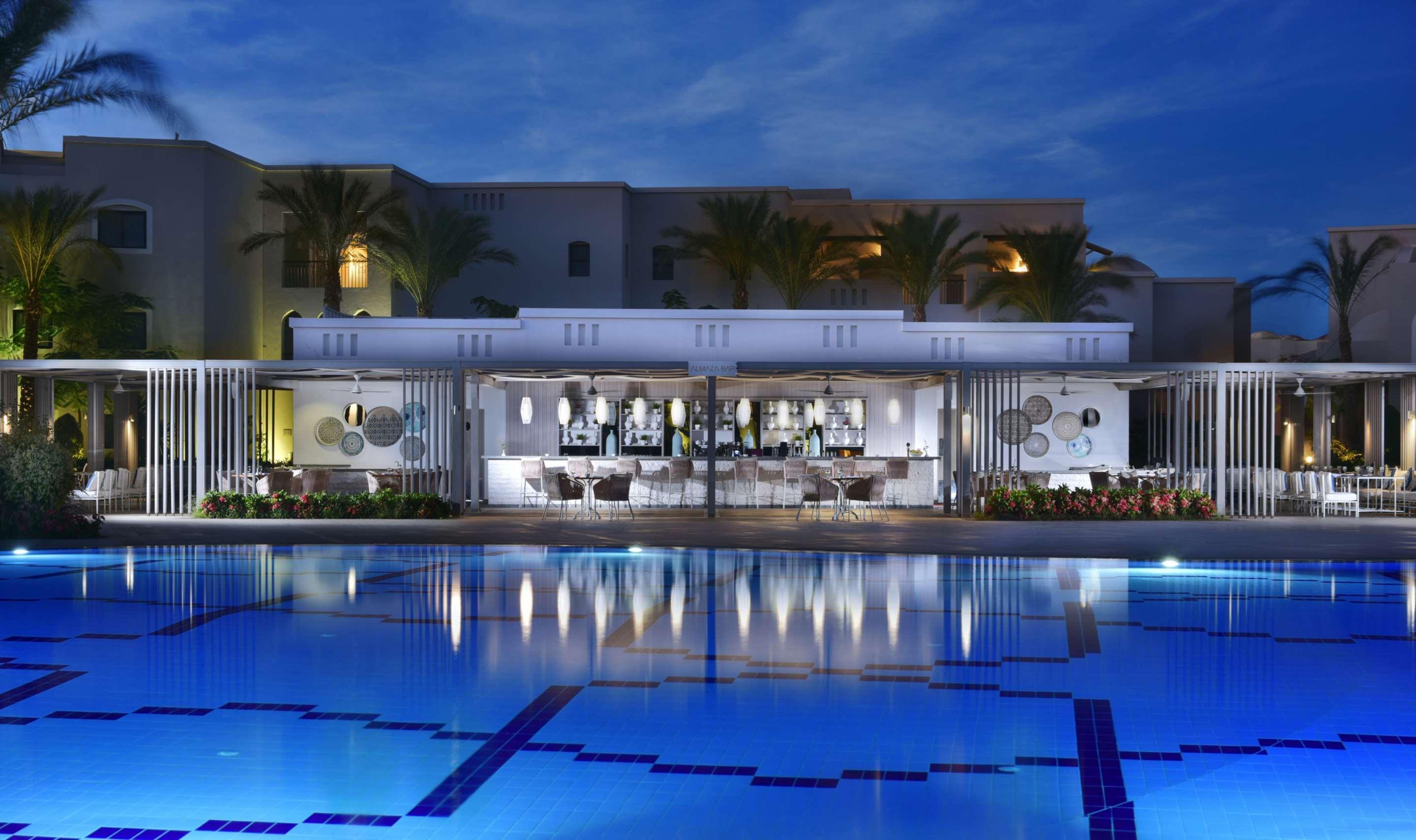 Hotel Steigenberger Alcazar Sharm el Sheikh Esterno foto The pool at the hotel